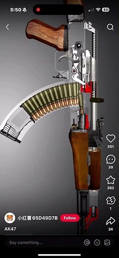 AK-47 3D Animation ASMR | No Talking, Just Pure Mechanical Sounds