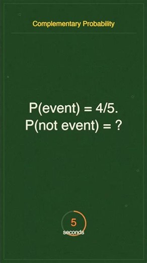 This Complementary Probability problem trips up most students 😤