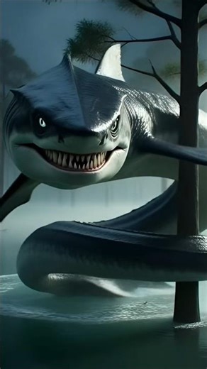 SHARK AND ANACONDA FUSION #ai