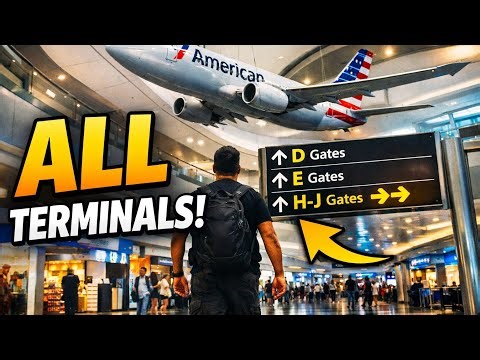 MIAMI INT’L AIRPORT (MIA) FULL WALKING TOUR ✈️ | All Terminals & Check-In Counters (2026) Miami USA