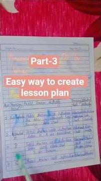 Easy way to create lesson plan #Poojakumaridpseteaching #shorts #video #motivation #viral #yt
