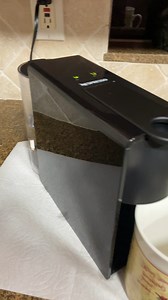 Nespresso Essenza major leaking issue! Guys I need help, I have no idea why this is happening. I was trying to descale my machine since I hadn’t used it since Sept now this is happening. I never had any issues with it before. It’s like the entire reservoir is leaking through the base. Any advice? 🥺