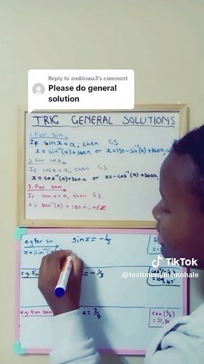 Master Trig General Solution For Grade 12 Students