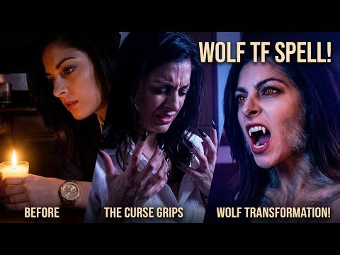 WATCH THIS GIRL TRANSFORM INTO A WEREWOLF! Female Werewolf Transformation Short Film