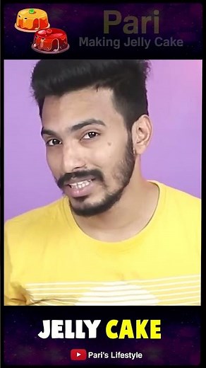 Pari Making Jelly Cake In 2 minutes At Home #shorts #parislifestyle #jellycake