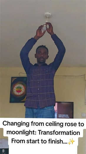 Changing Ceiling Rose to Moonlight: A Complete Transformation