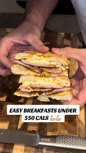 Eating for fat loss doesn’t have to be boring 🤝🔥 Easy, high-protein breakfasts under 550 calories that actually fill you up! 💪 Save this for your next breakfast idea 👀 #HighProtein #FatLossMeals #BreakfastIdeas #cooking #bagel