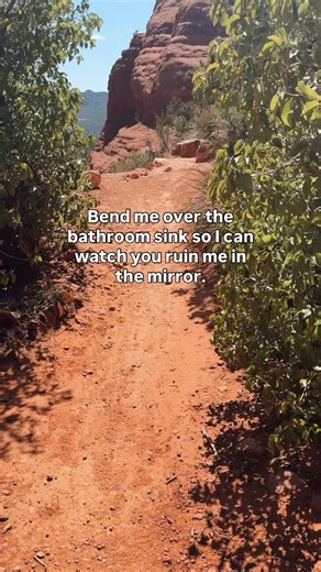 Bend me over the bathroom sink so I can watch you ruin me in the mirror. #relationships #explorepage #couples #viral #fyp | Andifeltthat