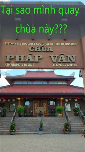 Chùa Để Tu, cần gì phải TO phải lộng lẫy!Chùa ở Canada