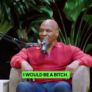 Theo Von asks Mike Tyson if his life would have been better with an easy childhood.Tyson doesn’t even let him finish the sentence.TYSON: “I don’t want that. Stay away from me. Keep that sh*t away from me.”THEO: “You like the way it went?”TYSON: “I love to suffer. I don’t want no good time. I like getting out of my comfort zone.”THEO: “If you had the stereotypical things that people [had]—”TYSON: “I would be a b*tch.”[Audience laughs and cheers]THEO: “Would you have been the heavyweight champion 