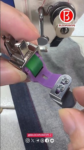 Sewing Tools And Tutorial Roller hemming presser foot
