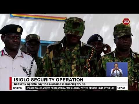 More than 1,780 goats, 13 cows and firearms recovered during ongoing security operation Isiolo
