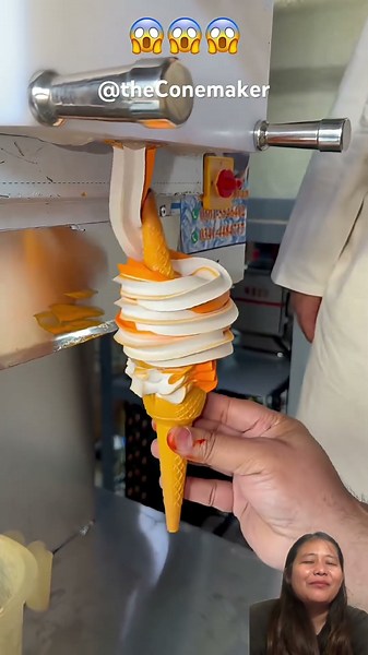 How to keep ice cream from falling ‼️ @theConemaker #trending