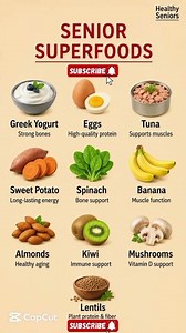 10 Senior Superfoods to Eat Every Day After 60 | Healthy Aging Foods for Seniors