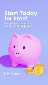 The easiest way to turn any screen into a digital sign Free, pre-configured Yodeck media player kits that you just plug in and they work. 🤑 As easy as that. Embrace the benefits now and connect with the people that matter most to your business. Go Annual and get your Player kit for Free Today! | Yodeck