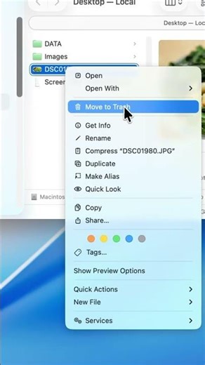 How to Delete a File on Mac in Seconds #Shorts #macos