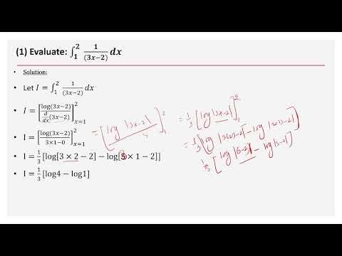 SEM-2 Unit- 2 Definite Integration and Applications Solved Examples (Engineering mathematics)