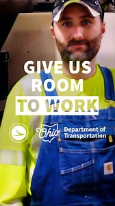 Clear roads start with safe space. Give us room to work this winter. #ODOTwinter | Ohio Department of Transportation