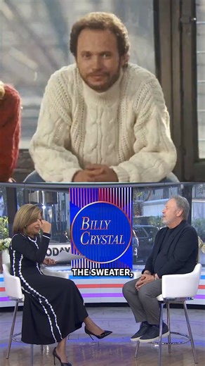 Billy Crystal said he cannot find his iconic sweater from "When Harry Met Sally," and thinks he gave it to UCLA's theater department as part of a donation many years ago. @ucla, help us find the sweater! 🍂 | Today Show