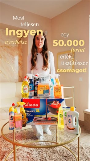 Abai - takarítás mesterfokon on Instagram: "🎉 NYEREMÉNYJÁTÉK FIGYELEM 🎉 Az ABAI Kft.-vel mi most egy 50 000 Ft értékű ajándékcsomagot sorsolunk ki, teljesen ingyen! 📦 🔔 Kövessetek minket 👍 Lájkoljátok ezt a videót ➕ Extra esélyért pedig jelöljétek meg egy barátotokat! A sorsolás március 1-jén lesz 👀 Hajrá mindenkinek 😎 #nyereményjáték #giveaway2026 #ajándékcsomag #instagramgiveaway #ajándék"
