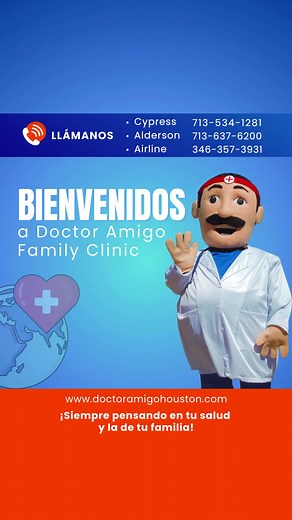👨‍⚕️💙 En Doctor Amigo Family Clinic no solo cuidamos de tu salud… ¡también cuidamos de tu familia y de tu bolsillito! 💵😉 Aquí encuentras todo lo que necesitas en un solo lugar: 🩺 Control de enfermedades crónicas como diabetes e hipertensión 🛂 Exámenes de inmigración con el trato que te mereces 💳 Membresías médicas fáciles, accesibles y sin complicaciones Porque aquí la salud no es un lujo, es una prioridad. Y como su nombre lo dice… ¡Doctor Amigo siempre piensa en ti! 📍 Visítanos en cual