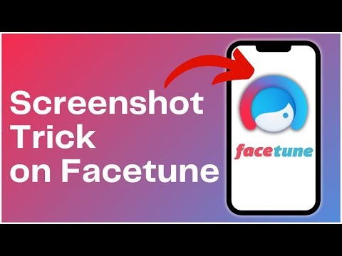How To Use Screenshot Trick on Facetune 2024