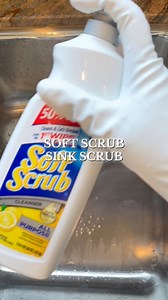 24K views · 448 reactions | Scrub Mommy sink clean with Soft Scrub 﫧✨ #cleaning #fbreelsvideo #sinkcleaning #scrubbing | Cleanupwithlaur | Facebook