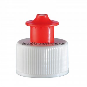 [Hot Item] High Quality Screw Push Pull Cap Plastic Cap for Bottle