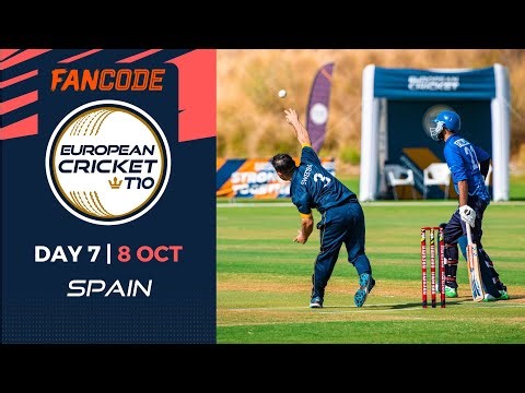 🔴 FanCode European Cricket T10 Spain, 2022 | Day 7 | T10 Live Cricket