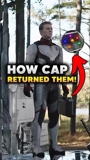 How Captain America returned the Infinity Stones! #avengers