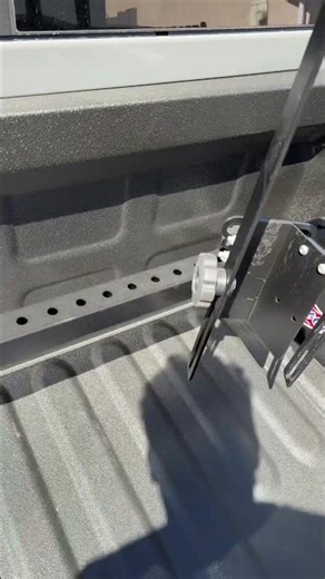 RAM TRUCK? Moto & bicycle tie down system no drilling required! Time to add wheel chocks. #boltiton