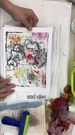Exploring Gelli Plate Printing | Abstract & Non-Objective Art Experiments #AbstractArt #GelliPlate