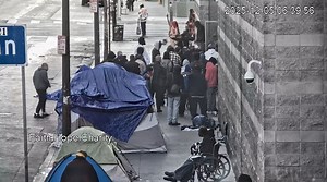 Skid Row 6th St Cam, LA