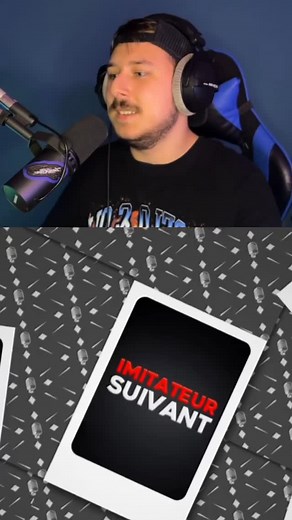 Incroyable @koshofficiel dans la dernière vidéo de amixem « 50 imitateurs » #amixem #reaction #imitateur | Swymbox