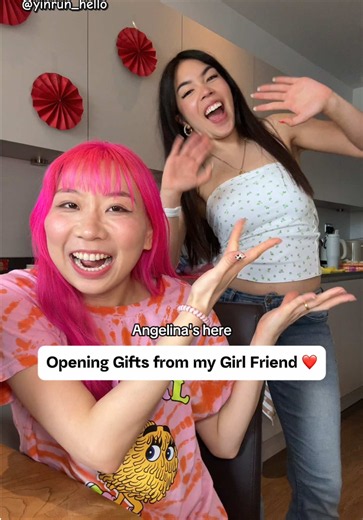 I can’t believe what @Angelina🤪 got me 🥹 #besties #yinrun #angelinacertified #wholesome #bestfriends