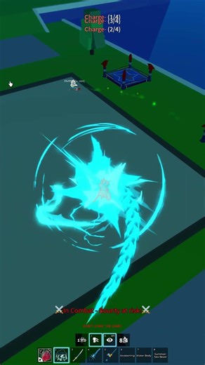 Blue VS Green Lightning In Bloxfruits!