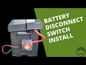 Battery disconnect switch install on our Bushwhacker 10FB!