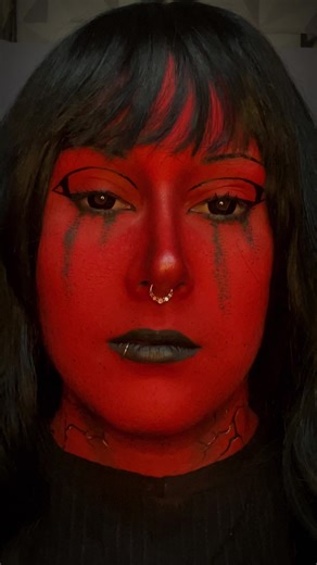 👹 . . . Ib:@itsbybrandon #devil #makeup #devilmakeup #devilgril