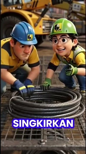 Golden Rules Keselamatan Kerja : Patuh, Intervensi, Peduli #safetyfirst#animasi #excavator