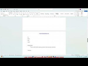 #mailmerge How to use Mail merge in Excel and Word file