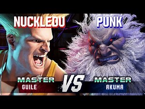 SF6 ▰ NUCKLEDU (Guile) vs PUNK (Akuma) ▰ High Level Gameplay