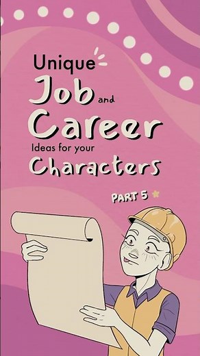 unusual jobs and careers to give your characters, part 5 🪱💼 #originalcharacter #oc #writing #art