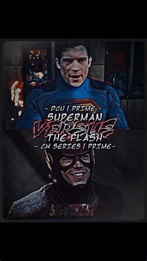 DCU Superman vs CW Flash | Speed of Light vs Power of a God | Multiverse Collision @alescuplays