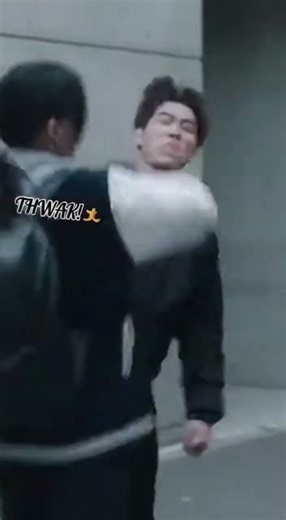 Instant Karma! He slams the wall hard 🧱 #Karma #Drama #Fail