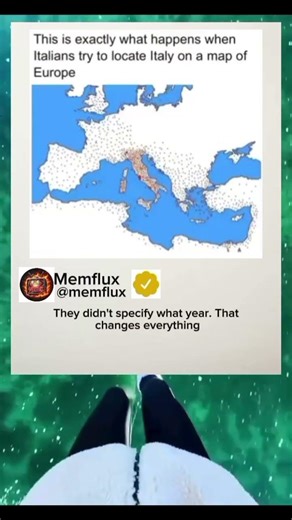 Italians locating Italy on a map of Europe 😂