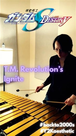 T.M. Revolution's Ignite Solo Break on Vibes | Seed Destiny OP 1 #Backto2000s #y2kmusic #gundamseed