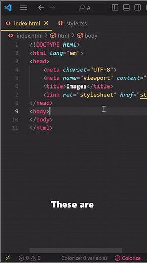 How to Insert Images in HTML & CSS | 1 Minute Tutorial