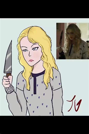 Process video of that Freaky screen redraw I did last year. #art #processvideo #kathrynnewton #freaky#screamqueen