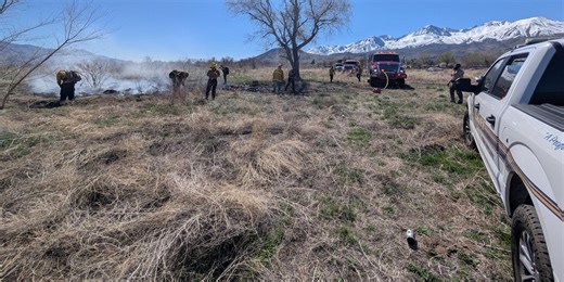Man arrested for allegedly starting fire in Inyo County