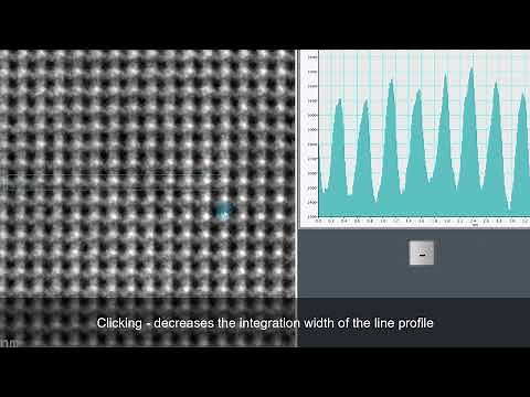 Draw Line Profiles in DigitalMicrograph